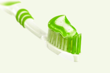 Zahnbürste grün